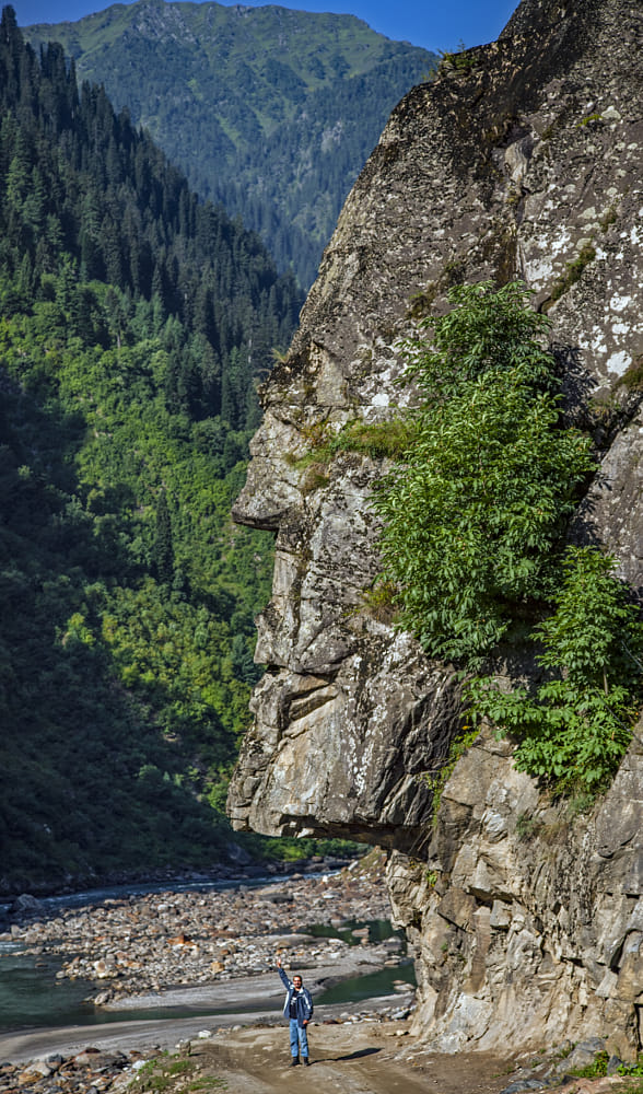 Rock Face, Kashmir